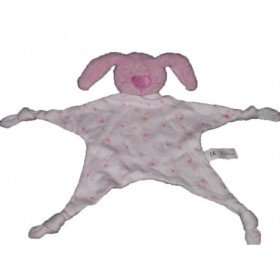 Accueil Tex Doudou Tex Chien Rose  plat