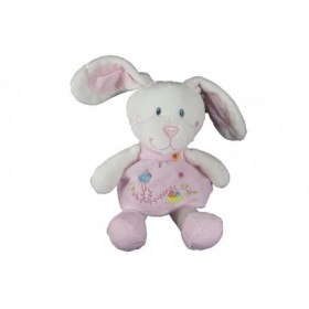 Accueil Tex Doudou Tex Lapin Rose  Pantin