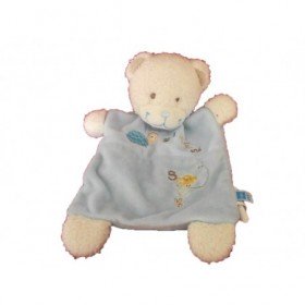 Accueil Tex Doudou Tex Ours Bleu tortue Hide and Seek plat