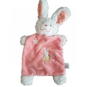 Accueil Tex doudou Tex Lapin Saumon Etoile Plat