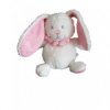 Accueil Tex doudou Tex Lapin Blanc Boule Oreille Rose pois blanc Pantin