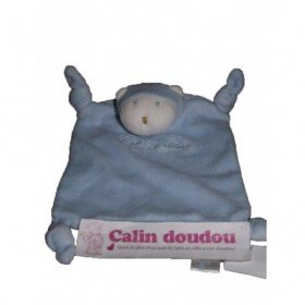Accueil Z'autres marques Doudou Ptisenbon Ours Bleu 4 noeuds plat