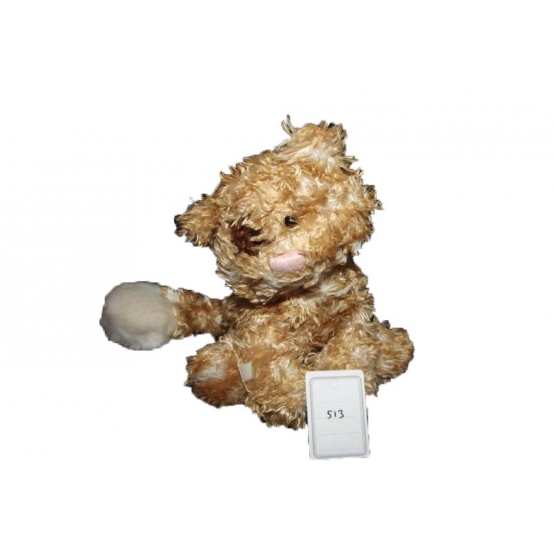 Accueil Z'autres marques Doudou Alice's Bear Chat Beige marron et blanc 17cms Pantin