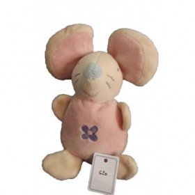 Accueil Z'autres marques Doudou Ajena Souris Rose fleur trefle Hochet