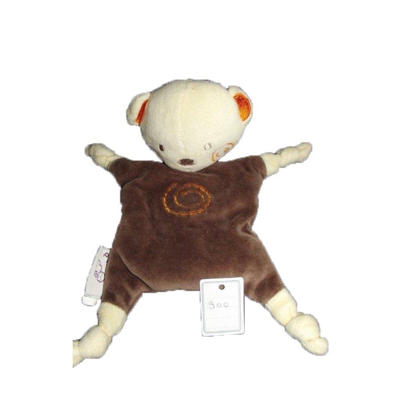 Accueil Z'autres marques Doudou P'tit Basile Ours Marron  plat