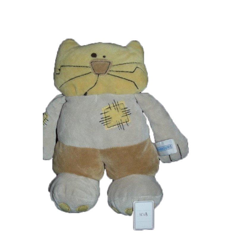 Accueil Z'autres marques Doudou Nounours Chat Beige  Pantin