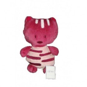 Accueil Z'autres marques Doudou Auchan Chat Rose  Pantin