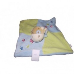 Accueil Z'autres marques Doudou Promeva Vache Jaune bleu fleur Plat
