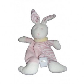 Accueil Z'autres marques Doudou Zot' marques Lapin Rose foulard jaune plat