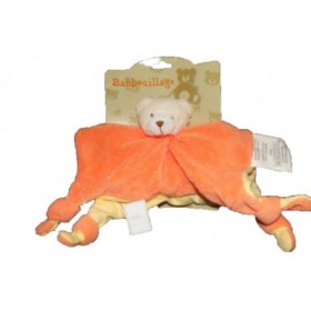 Accueil Z'autres marques Doudou Barbouillage Babou Ours Orange 4 nœuds Plat