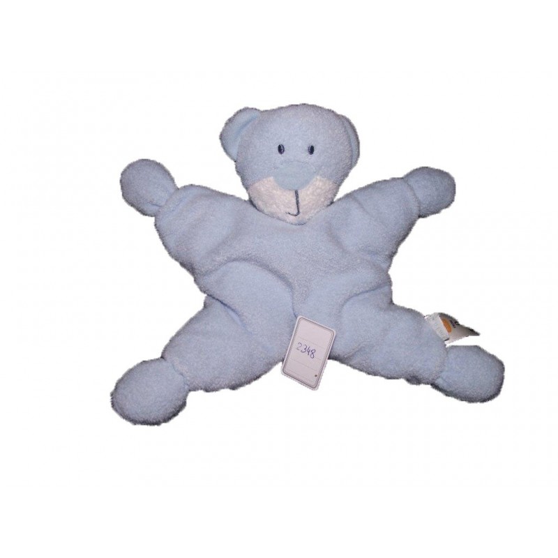 Accueil Z'autres marques Doudou H&M Ours Bleu eponge Plat