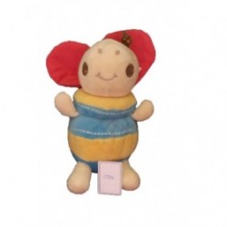 Accueil Z'autres marques Doudou Nounours Abeille Beige abeille libellule insecte jaune bleu aile rouge Hochet