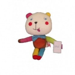 doudou Histoire d'ours Ours Rose HO2750 Coloriage Pantin