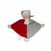 Accueil Z'autres marques Doudou berchet Poupee Gris rouge bonnet Poupee
