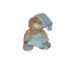 Accueil Z'autres marques Doudou kell toys Ours Bleu bonnet etoile bleu sleep tight bear Pantin