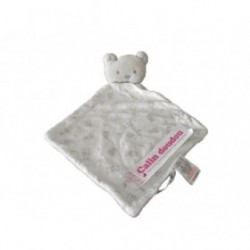 Accueil Z'autres marques Doudou cocoon Ours Gris losange  Plat