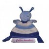 Accueil Z'autres marques Doudou zeeman Abeille Bleu prenom au feutre devant Plat