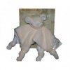 Accueil Z'autres marques Doudou Barbouillage Babou Souris Beige eponge blanc beige 4 nœuds Plat