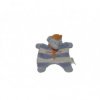 Accueil Z'autres marques Doudou Sofflt sleeping Elephant Bleu echarpe orange Plat