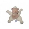 Accueil Z'autres marques Doudou Nounours Mouton Beige bavoir rayure marron Hochet