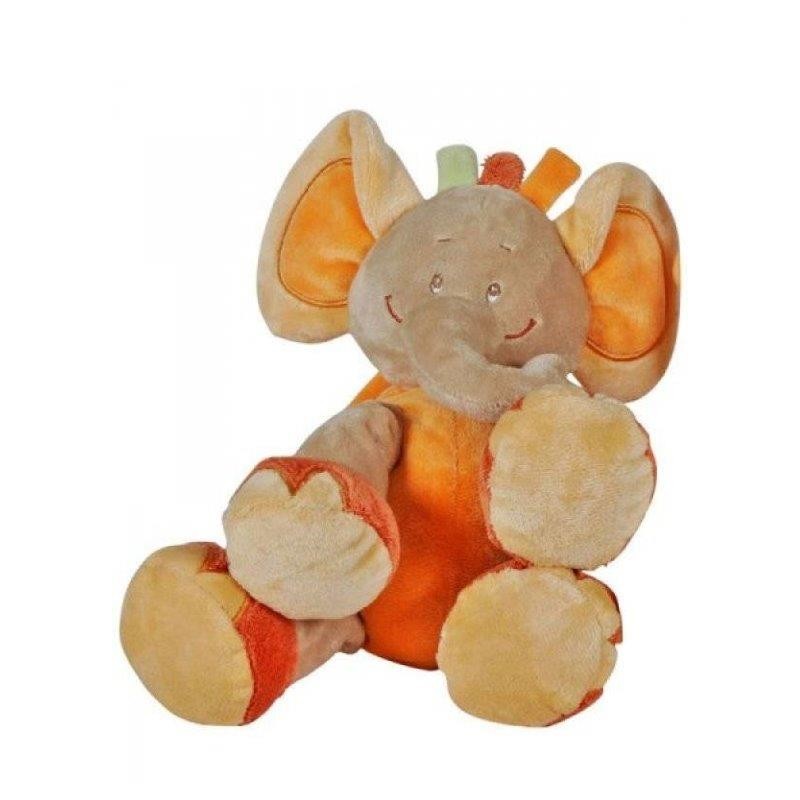 Accueil Z'autres marques Doudou Doukidou Elephant Orange Barry Safari 30cms Pantin