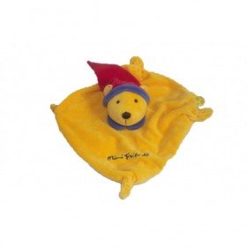 Accueil Z'autres marques Doudou Ahlens AB Ours Jaune bonnet rouge col bleu mini friends Plat