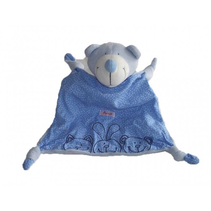 Accueil Z'autres marques Doudou Sigikid Ours Bleu  Plat