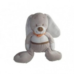 Accueil Z'autres marques Doudou Influx Chien Beige foulard orange 25cms Pantin