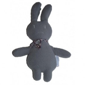 Accueil Z'autres marques Doudou Trousselier Lapin Gris foulard 18cms Pantin