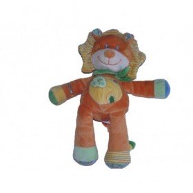 Accueil Z'autres marques Doudou Vetir Lion Orange feuille vert jaune Pantin