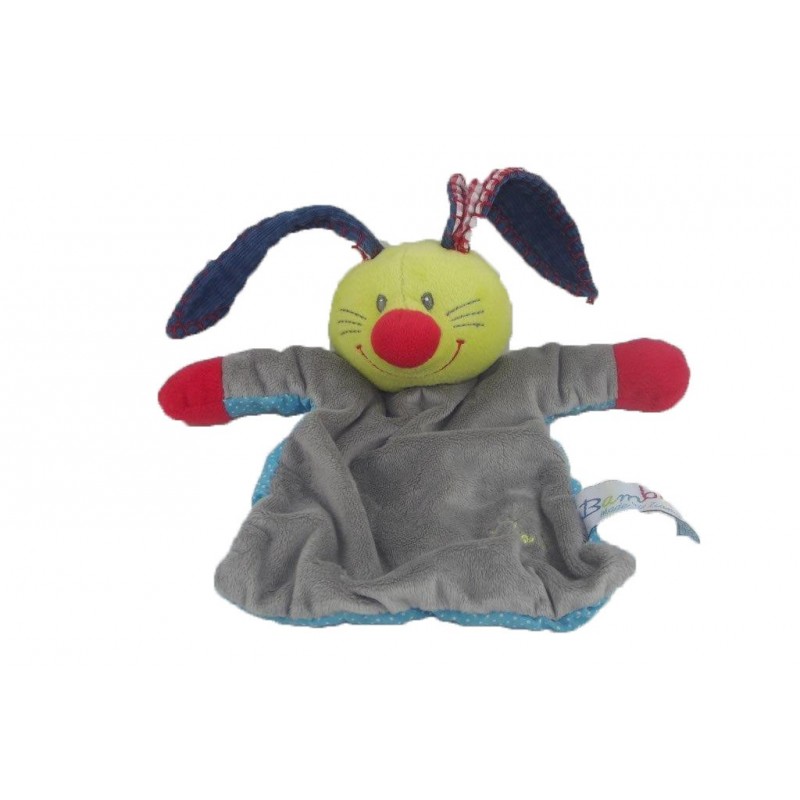 Accueil Z'autres marques Doudou Tiamo Lapin Gris  Hochet