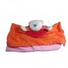 Accueil Z'autres marques Doudou HABA Ours Orange mouchoir carre orange pois rouge dessous rose  Plat