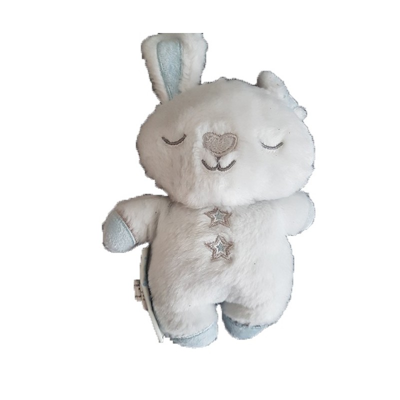 Accueil Z'autres marques Doudou Blankets and Beyond Lapin Blanc Etoile bleu Pantin