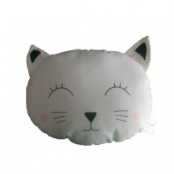 Accueil Z'autres marques Doudou Cyrillus Chat Blanc coussin Musical