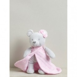 Accueil Z'autres marques Doudou Cyrillus Souris Gris Veste rose Etoile Argent 18cms Pantin