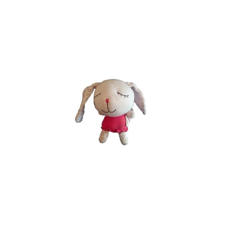 Accueil Z'autres marques Doudou Grain de ble Lapin Rose Ange Etoile Dore Pantin