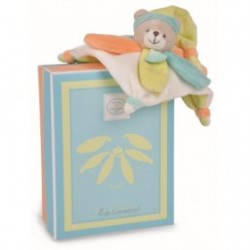 Accueil Doudou et Compagnie Doudou Doudou et Compagnie Mini Collector 22cms Ours plat bleu orange vert DC2790