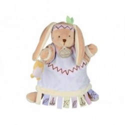 Accueil Doudou et Compagnie Doudou Doudou et Compagnie Marionnette lapin etiquette DC2350