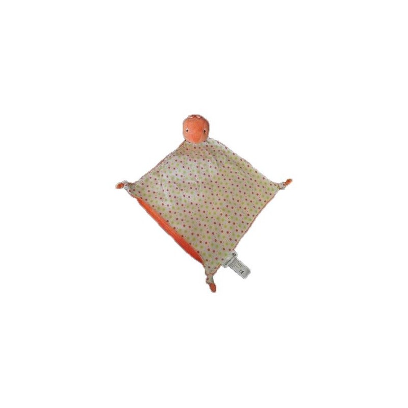 Accueil Z'autres marques Doudou Coming B Ecureuil plat orange pois vert