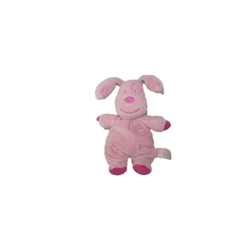 Accueil Z'autres marques Doudou Premaman Chien rose hochet 18cms