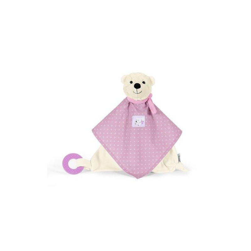 Accueil Z'autres marques Doudou Sterntaler Ours Ella plat hochet dentiton rose