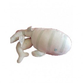 Accueil Z'autres marques Doudou Le phare de la Baleine Baleine bleu et blanc rayee musical