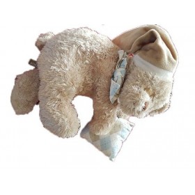 Accueil Z'autres marques Doudou La Galleria Ours / Chien allonge coussin bonnet nuit
