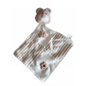 Accueil Z'autres marques Doudou Soft Friends Lapin plat marron rayure rayee papillon