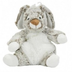 Accueil Nicotoy Doudou Nicotoy / Kitchoun Lapin Assis Billes 20 Cms Gris Marron