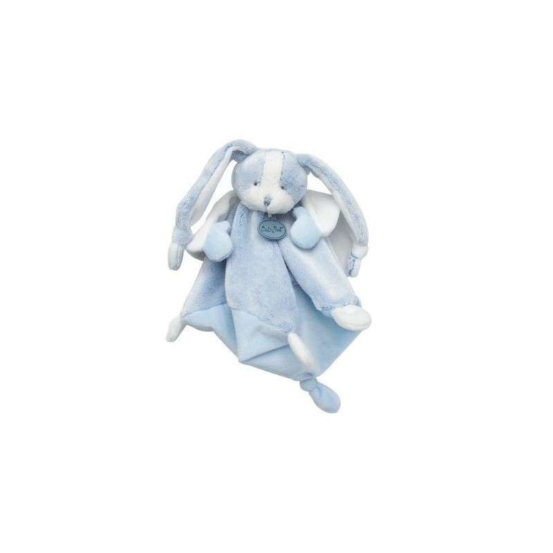 Accueil Babynat doudou Babynat Lapin Bleu Cape Blanche BN0275 Les Toudoux Plat