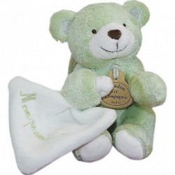 Accueil Doudou et Compagnie Doudou Doudou et Compagnie mon premier doudou ours bonbon vert mouchoir DC1282