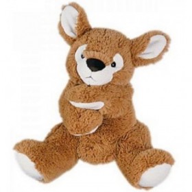 Accueil Histoire d'ours Doudou Histoire d'ours marionnette kangourou faon h : 25 cm dès la naissance - ho1385