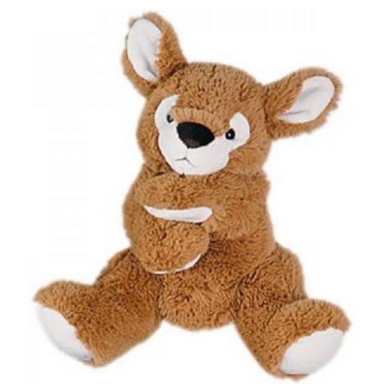 Accueil Histoire d'ours Doudou Histoire d'ours marionnette kangourou faon h : 25 cm dès la naissance - ho1385