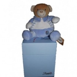 Accueil Z'autres marques Doudou Bestever ours boule hochet bleu et blanc Harmonie